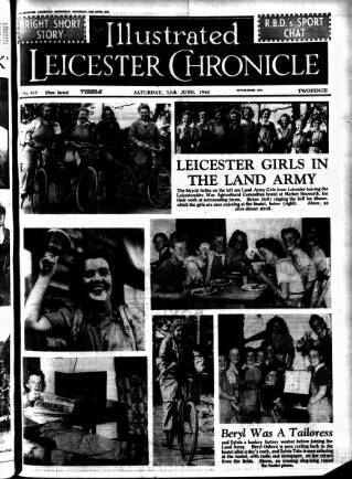 cover page of Leicester Chronicle published on June 13, 1942