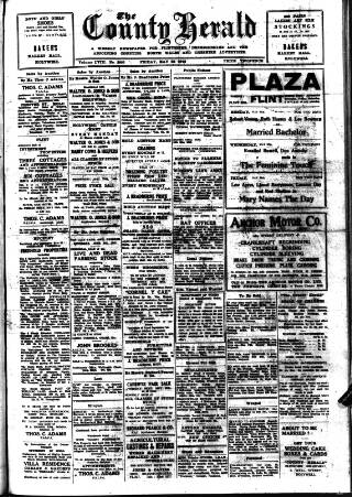 cover page of Flintshire County Herald published on May 22, 1942
