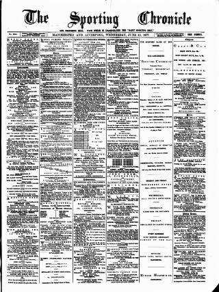 cover page of Sporting Chronicle published on June 13, 1877