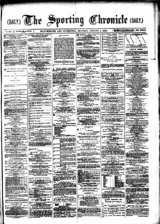 cover page of Sporting Chronicle published on August 2, 1880