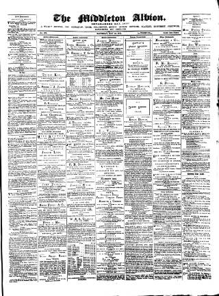 cover page of Middleton Albion published on May 22, 1875