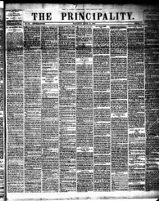 cover page of Principality (Cardiff) published on April 3, 1880