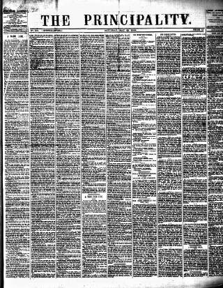 cover page of Principality (Cardiff) published on May 22, 1880