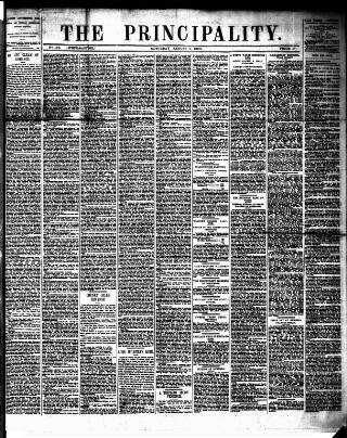 cover page of Principality (Cardiff) published on August 7, 1880