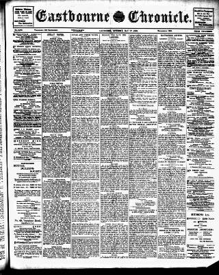 cover page of Eastbourne Chronicle published on May 22, 1926