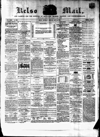 cover page of Kelso Mail published on May 22, 1869