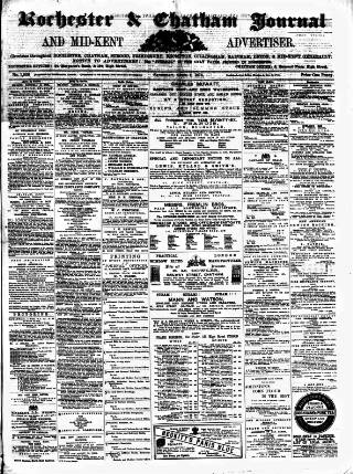 cover page of Rochester, Chatham & Gillingham Journal published on April 1, 1876