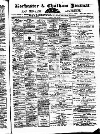 cover page of Rochester, Chatham & Gillingham Journal published on June 13, 1885