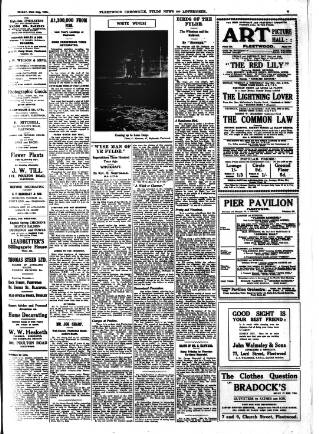 cover page of Fleetwood Chronicle published on May 22, 1925