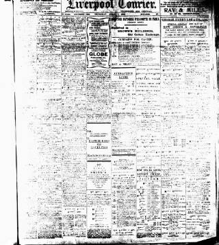 cover page of Liverpool Courier and Commercial Advertiser published on April 1, 1909