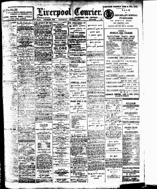 cover page of Liverpool Courier and Commercial Advertiser published on May 22, 1909