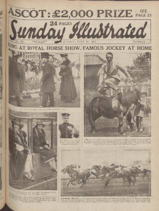 cover page of Sunday Illustrated published on June 17, 1923
