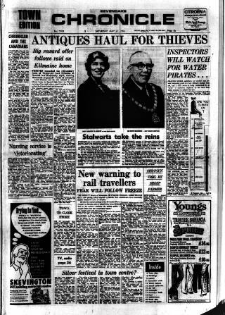 cover page of Sevenoaks Chronicle and Kentish Advertiser published on May 22, 1976