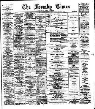 cover page of Formby Times published on November 2, 1895