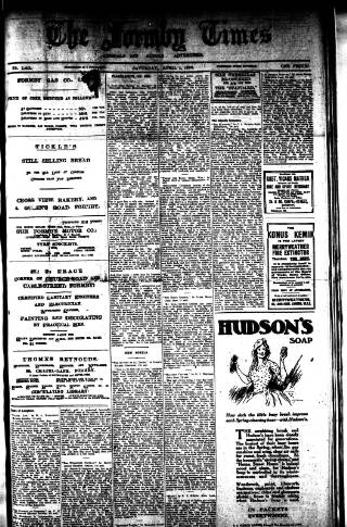 cover page of Formby Times published on April 1, 1922
