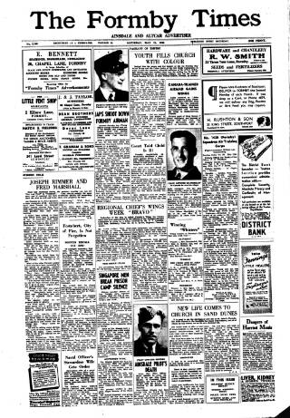 cover page of Formby Times published on May 22, 1943