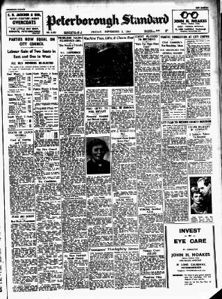 cover page of Peterborough Standard published on November 2, 1945