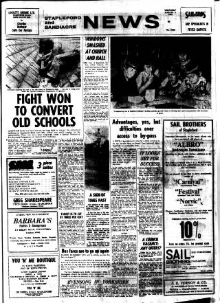 cover page of Stapleford & Sandiacre News published on August 2, 1979