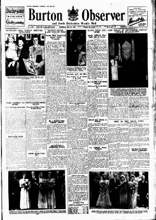 cover page of Burton Observer and Chronicle published on May 22, 1947