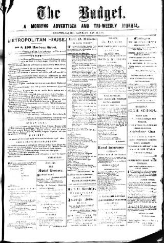 cover page of Budget (Jamaica) published on May 22, 1886