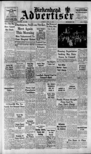 cover page of Birkenhead & Cheshire Advertiser published on April 1, 1950