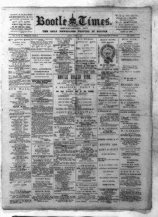 cover page of Bootle Times published on April 1, 1910