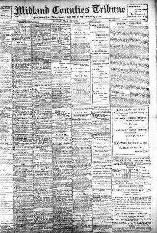 cover page of Midland Counties Tribune published on May 22, 1903
