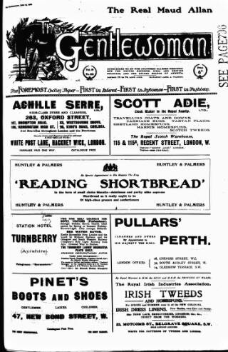 cover page of Gentlewoman published on June 13, 1908