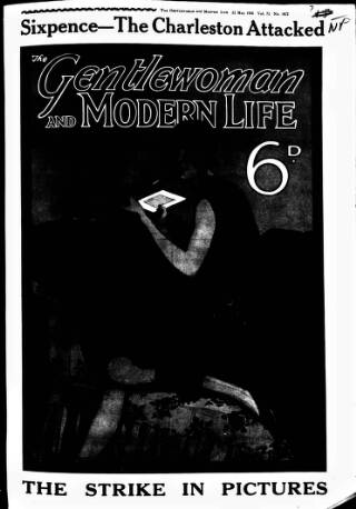cover page of Gentlewoman published on May 22, 1926