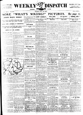 cover page of Weekly Dispatch (London) published on May 22, 1904