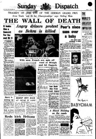 cover page of Weekly Dispatch (London) published on August 2, 1959