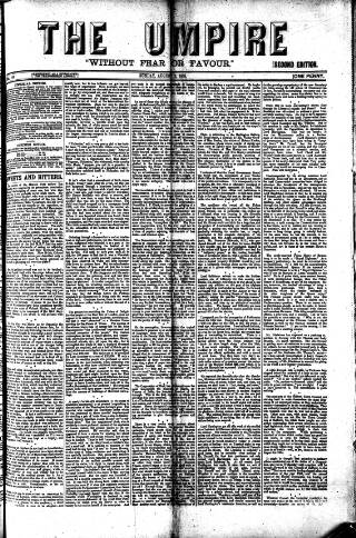 cover page of Empire News & The Umpire published on August 2, 1885