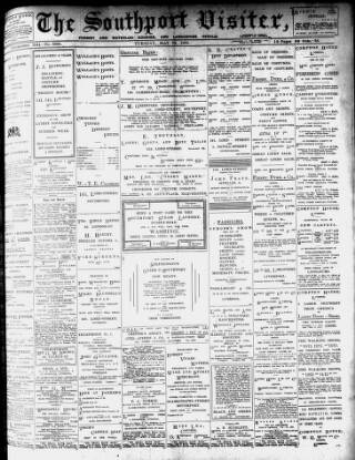 cover page of Southport Visiter published on May 22, 1906