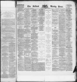 cover page of Salford Weekly News published on April 3, 1875