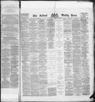 cover page of Salford Weekly News published on April 10, 1875