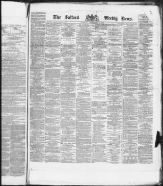 cover page of Salford Weekly News published on November 6, 1875