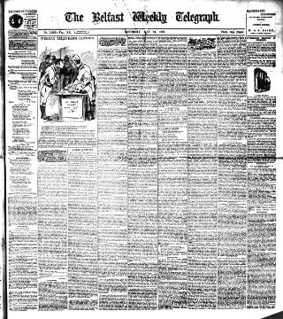 cover page of Belfast Weekly Telegraph published on May 22, 1897