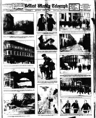 cover page of Belfast Weekly Telegraph published on April 1, 1922