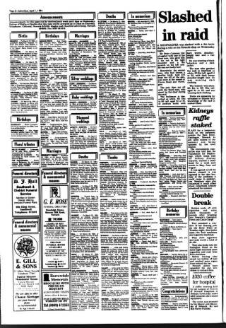 cover page of Newark Advertiser published on April 1, 1994