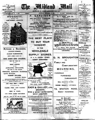 cover page of Midland Mail published on November 2, 1901