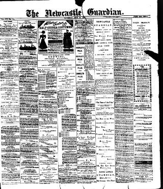 cover page of Newcastle Guardian and Silverdale, Chesterton and Audley Chronicle published on May 22, 1897