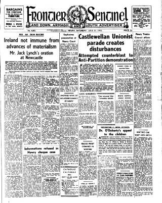 cover page of Frontier Sentinel published on June 13, 1953