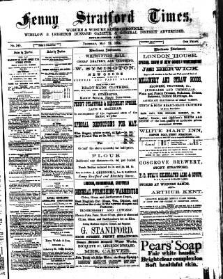 cover page of North Bucks Times and County Observer published on May 22, 1884