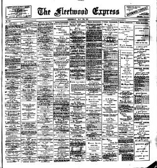 cover page of Fleetwood Express published on May 22, 1901