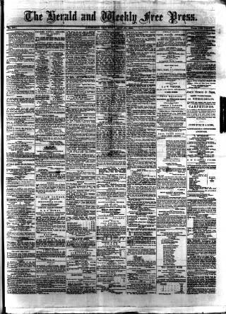 cover page of Weekly Free Press and Aberdeen Herald published on May 22, 1880