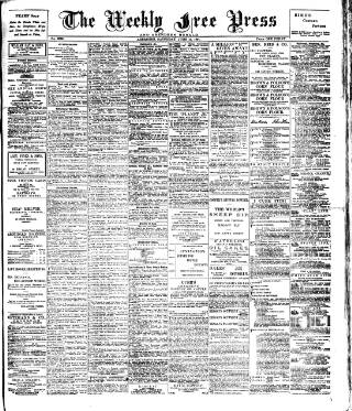 cover page of Weekly Free Press and Aberdeen Herald published on June 13, 1891