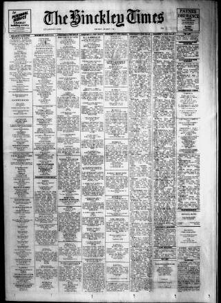 cover page of Hinckley Times published on May 22, 1981