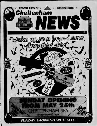 cover page of Cheltenham News published on May 22, 1997