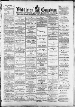 cover page of Middleton Guardian published on June 13, 1891