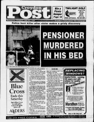 cover page of Croydon Post published on August 2, 1995